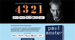 Desktop Screenshot of paul-auster.com