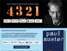 Tablet Screenshot of paul-auster.com